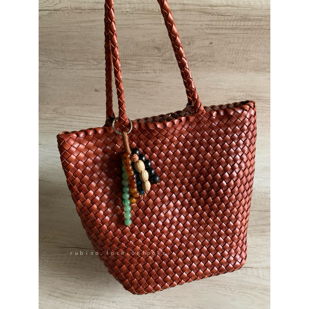 Tas Tote Royal Cuir Anyam