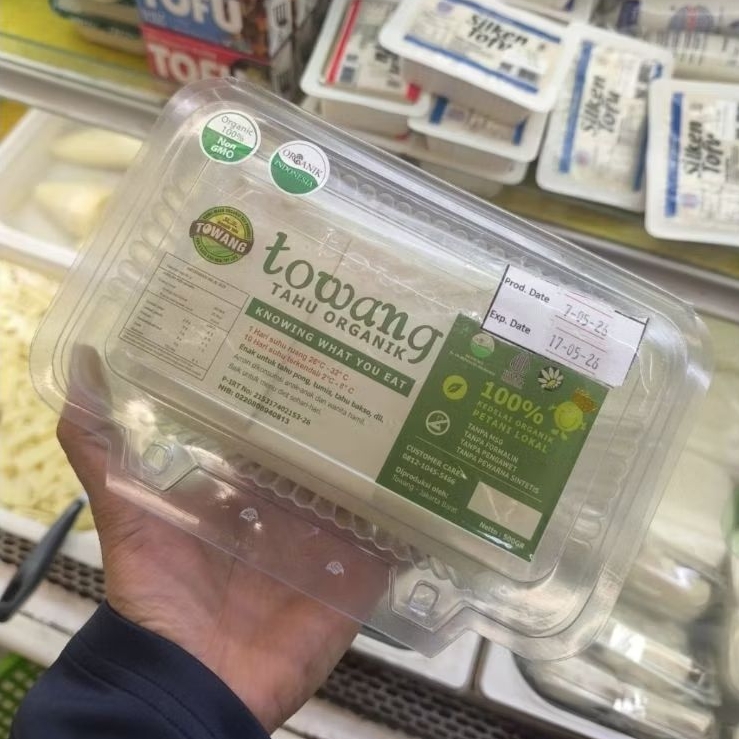 Tahu Towang Organik / Tahu putih Organic / Pack