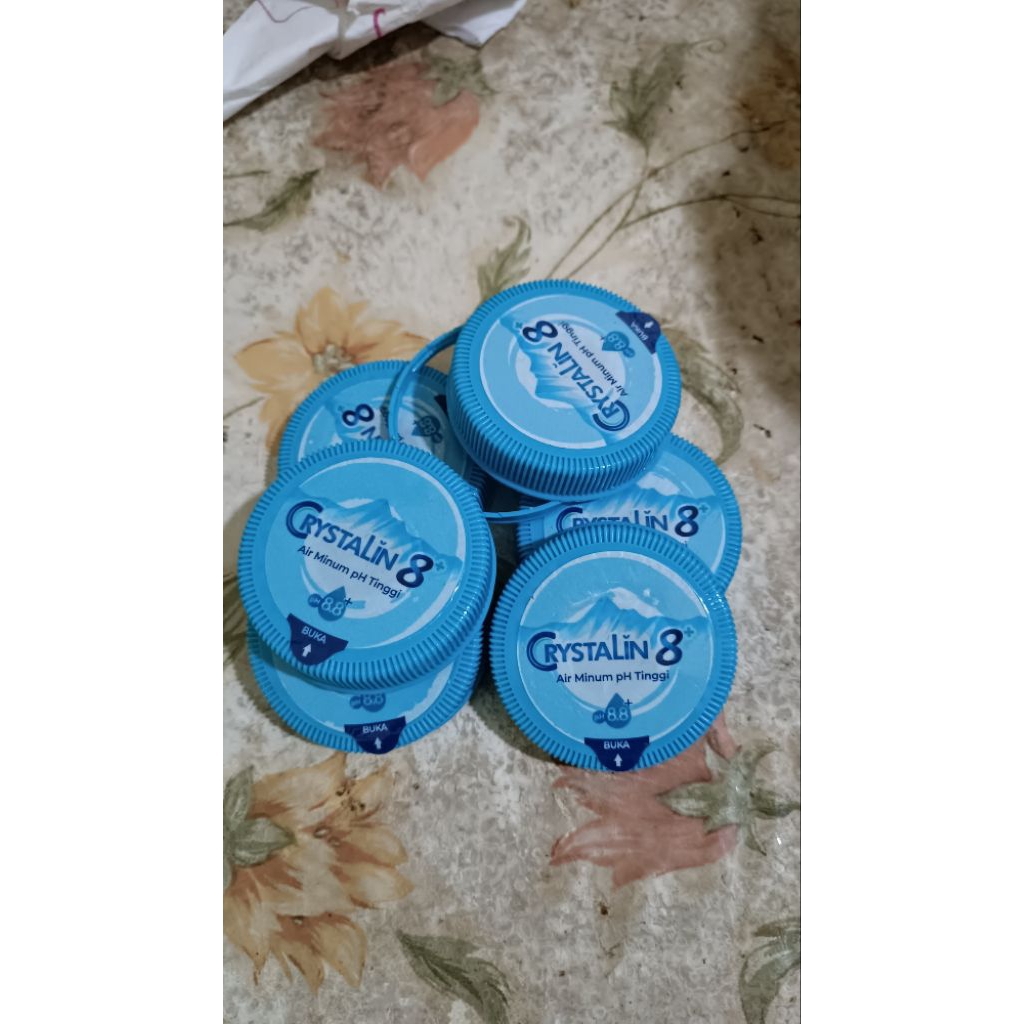 Tutup Galon Crystalline (bekas rumah, bukan pemulung)