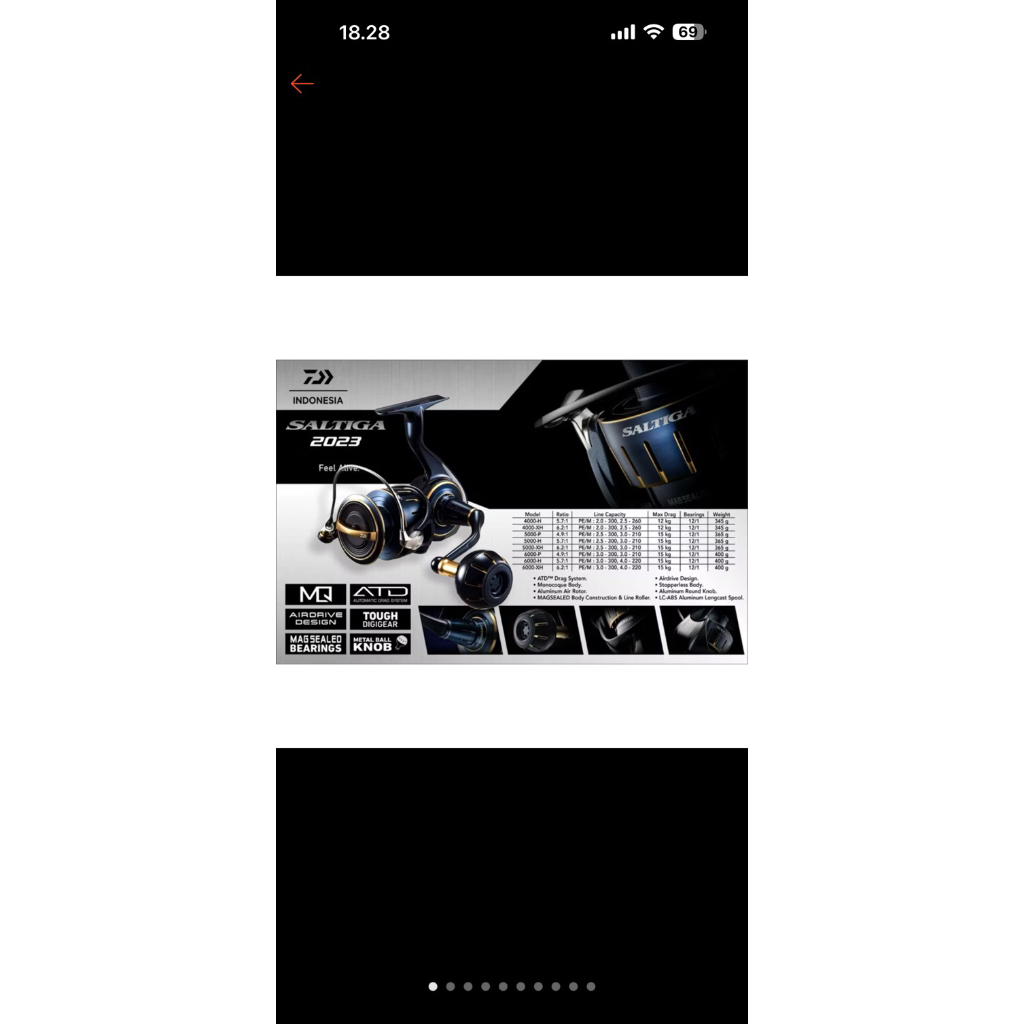 reel daiwa saltiga