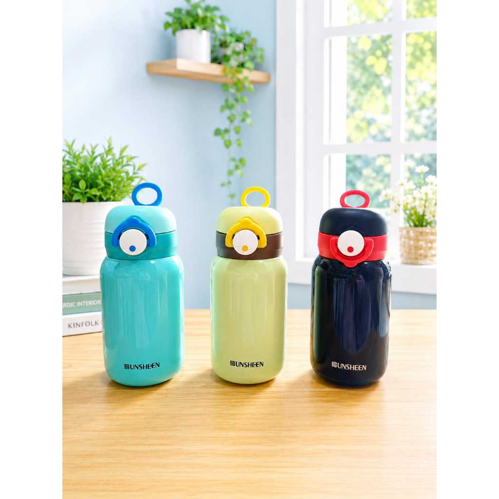 Makassar Instan Tumbler Botol Minum Stainless Steel 220ml 350ml Tahan Panas Dingin Insulated Vakum C