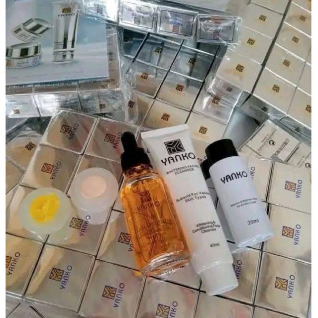 YANKO PLATINUM DAY NIGT SABUN TONER SERUM ORIGINAL