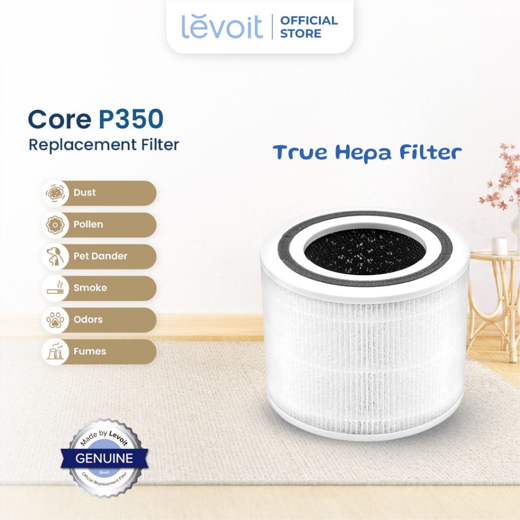 Levoit Replacement HEPA H13 Filter Pengganti For Levoit Core P350 Pet Original Filter