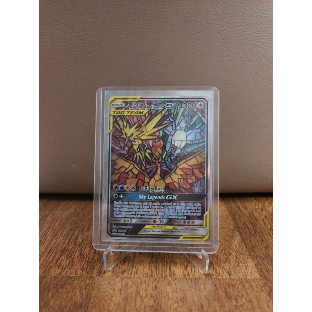 Moltres Zapdos Articuno Tag Team GX SM 210 - Pokemon TCG Promo Card