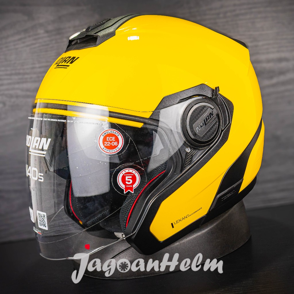 NOLAN HELM N405 CLASSICO 306 | YELLOW JET | N-405 DOUBLE VISOR