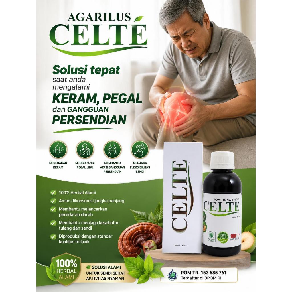 Celte agarilus celte mengatasi masalah persendian dan gangguan perdedaran darah
