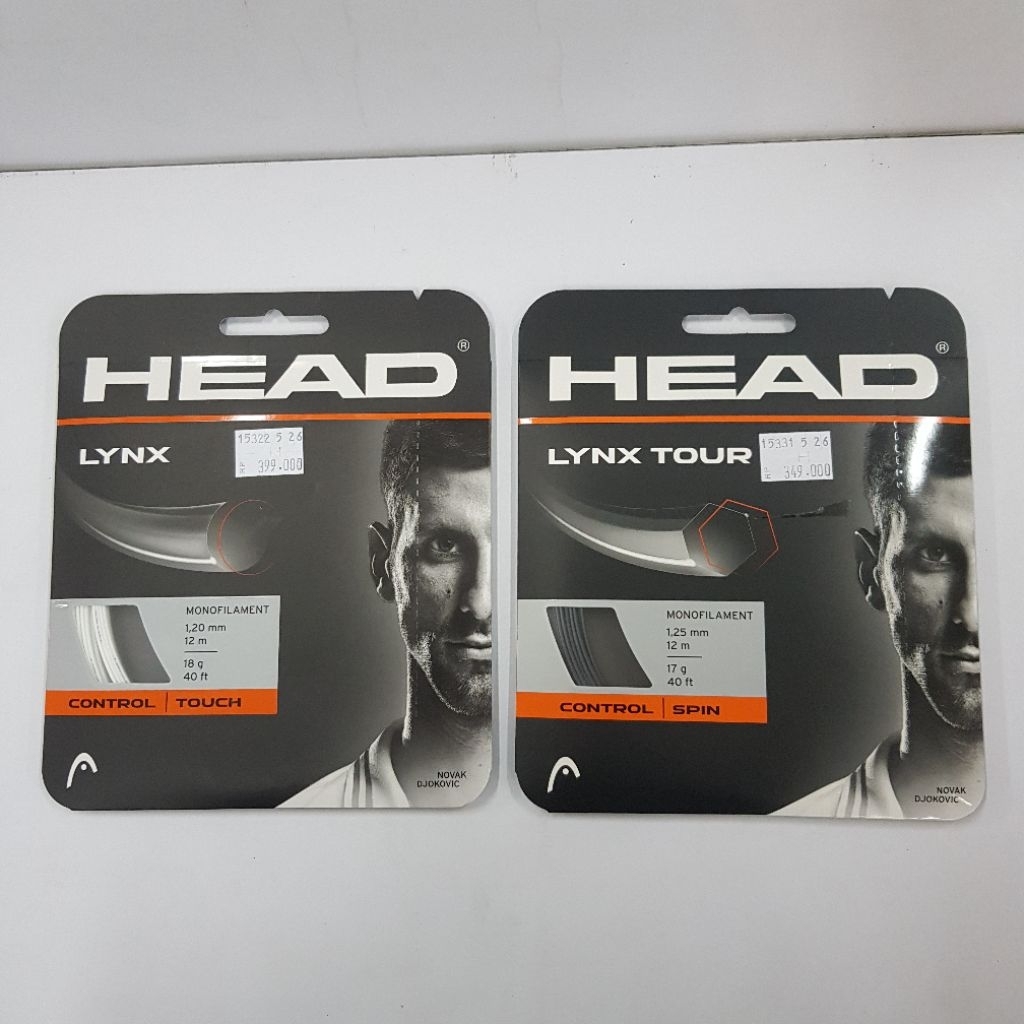 Senar Tenis Head Lynx dan Lynx Tour Original Snar String Tennis Tali Raket hed