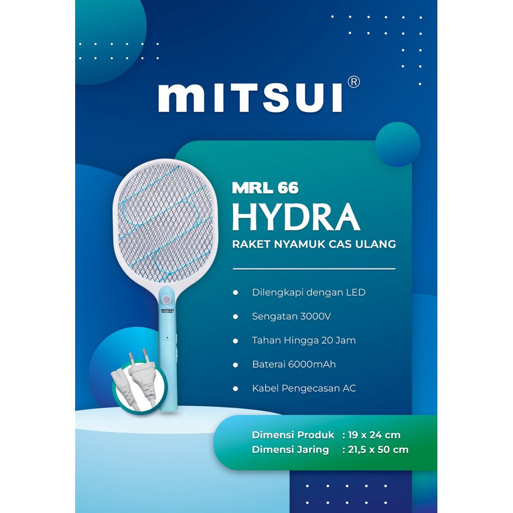 MITSUI MRL 66 HYDRA RAKET NYAMUK LISTRIK