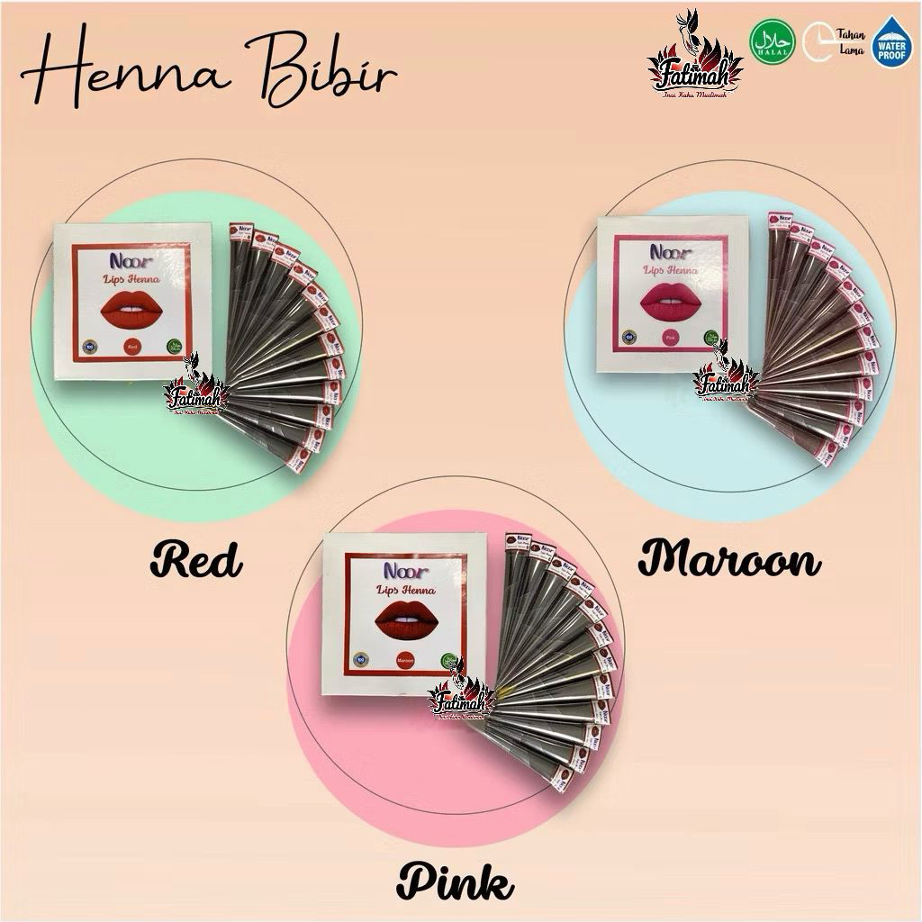 Henna Bibir Noor / Henna Lips Noor