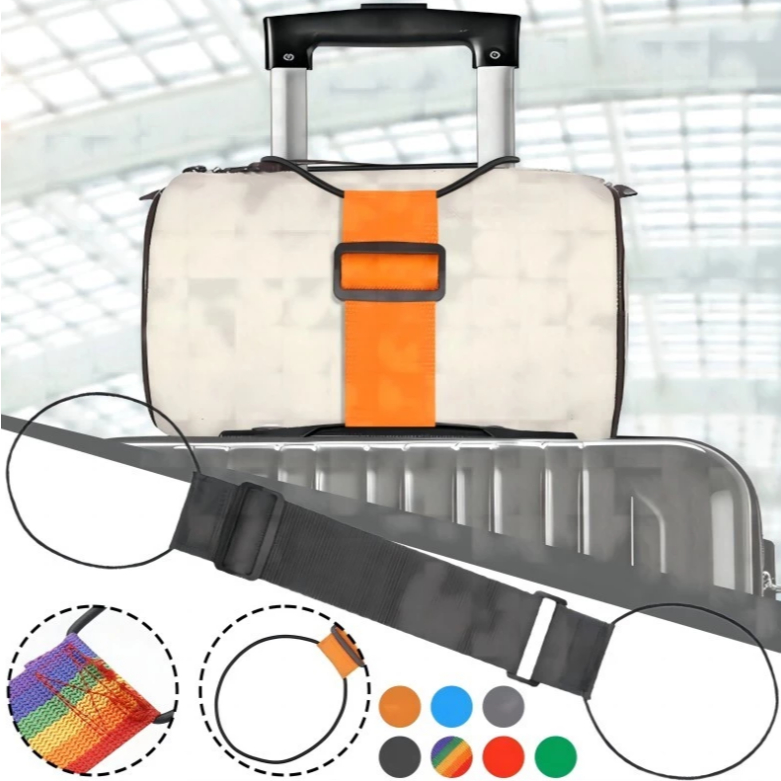 Tali Koper Elastis Luggage Strap Belt Tali Koper Luggage Strap Pengikat Tas Koper