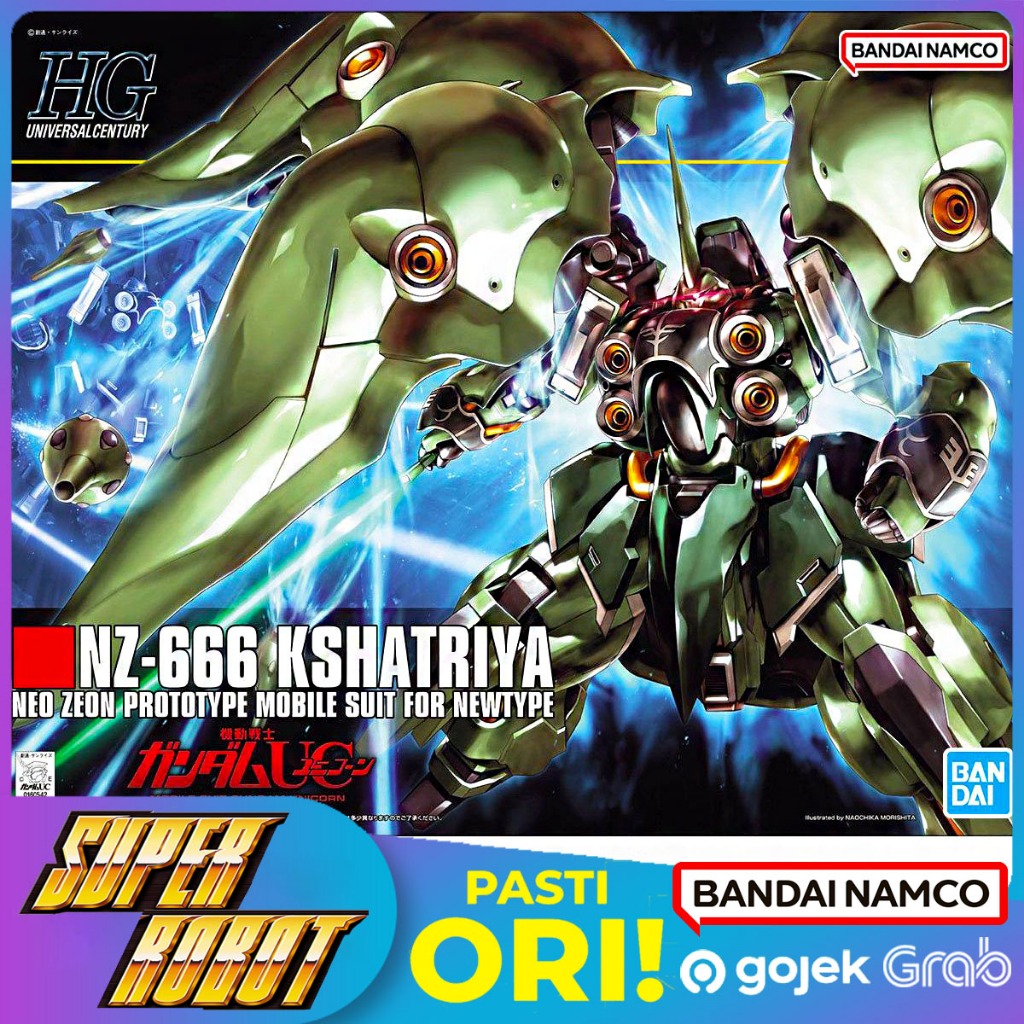 BANDAI HG NZ-666 Kshatriya - HGUC Mobile Suit Gundam Unicorn