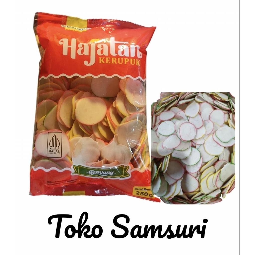 HAJATAN • Kerupuk Hajatan Rasa Bawang 250gr