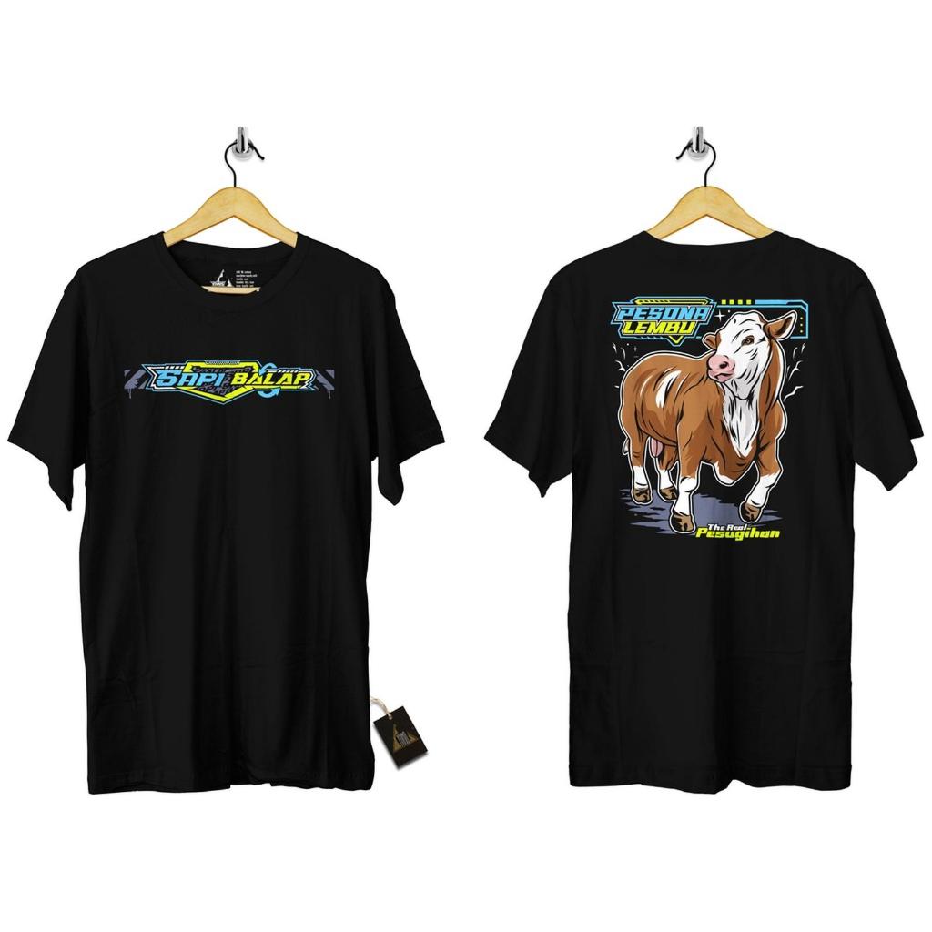 Kaos Baju SAPI BALAP Simental Pesona Lembu Peternak Milenial Indonesia