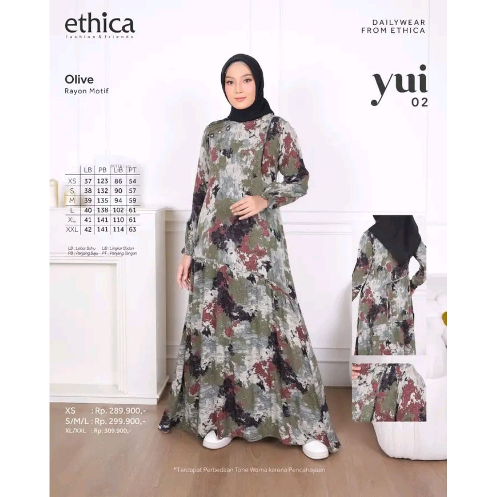 terbaru ethica Daily kekinian Yui 02 olive,grey