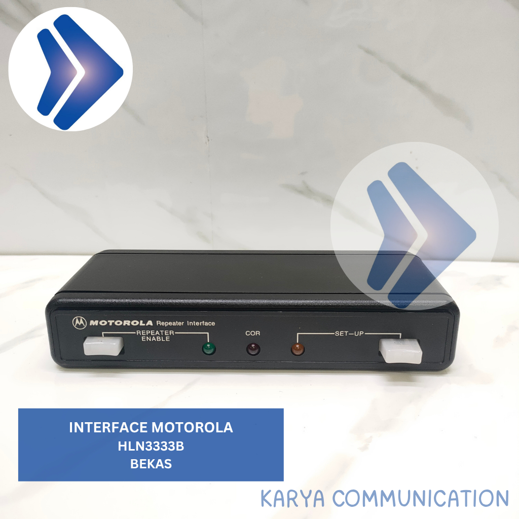 INTERFACE MOTOROLA HLN3333B ORIGINAL KONDISI BEKAS COR REPEATER MOTOROLA