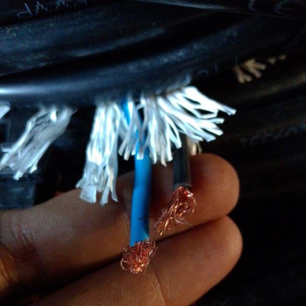 Kabel tembaga 2x2,5mm serabut Tembaga Asli 300v