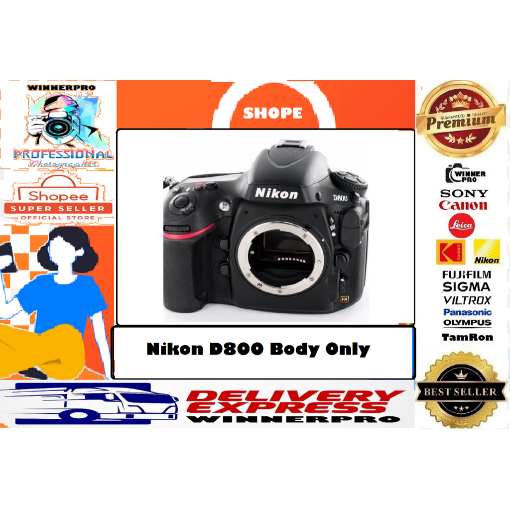 Kamera Nikon d800 D800 Body Only body only - display