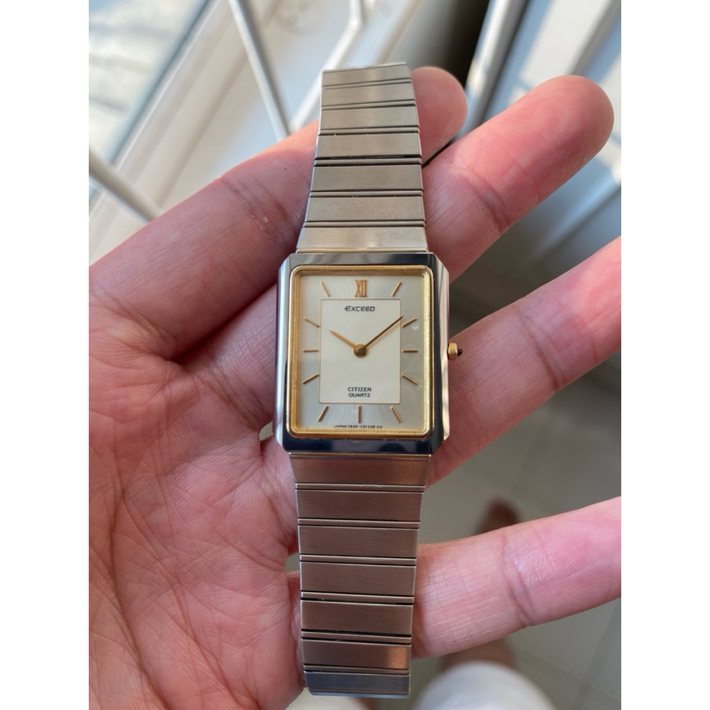 ULTRA THIN 5MM Citizen Exceed Tank Case Tungsten UAYP (Ultra Hard Alloy) Kaca Sapphire ref 3920-C905