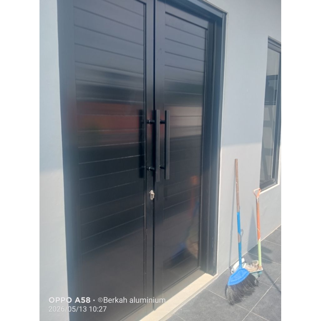 pintu aluminium double