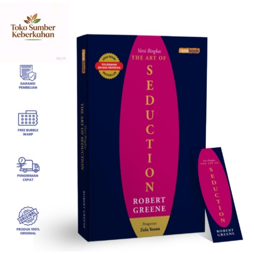 BUKU ORIGINAL TERJEMAH BAHASA INDONESIA VERSI RINGKAS THE ART OF SEDUCTION PENERBIT RENEBOOK