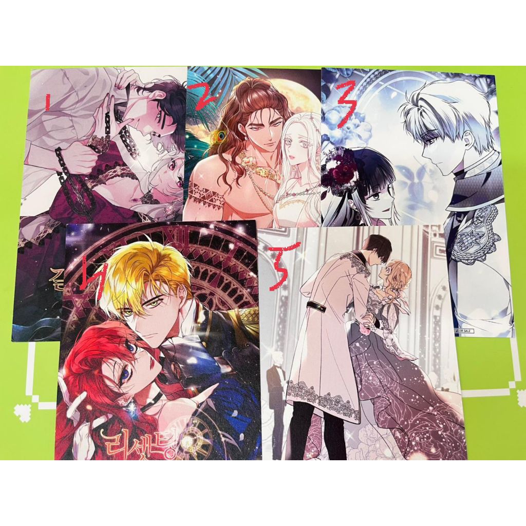 Official Merch Manhwa Postcard