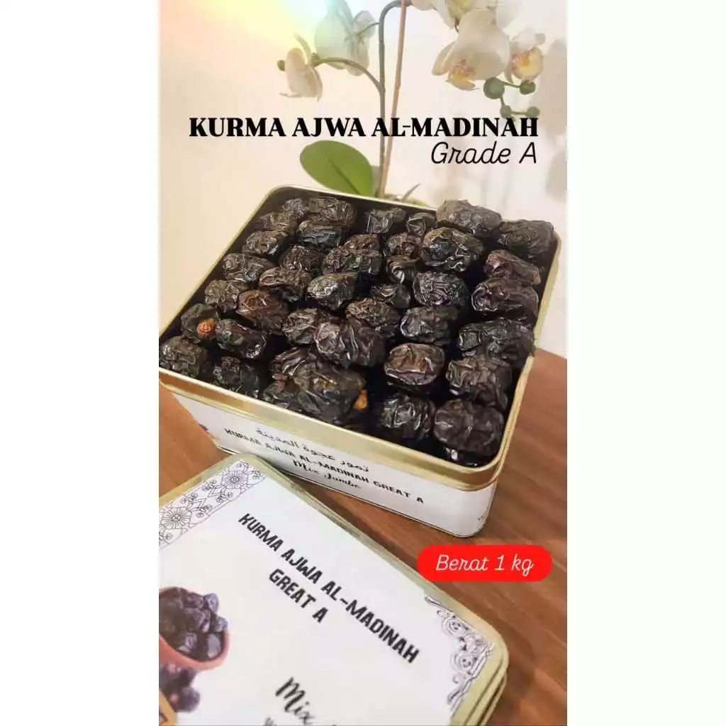 Kurma Ajwa Madinah Premium Mix Jumbo 1kg Full