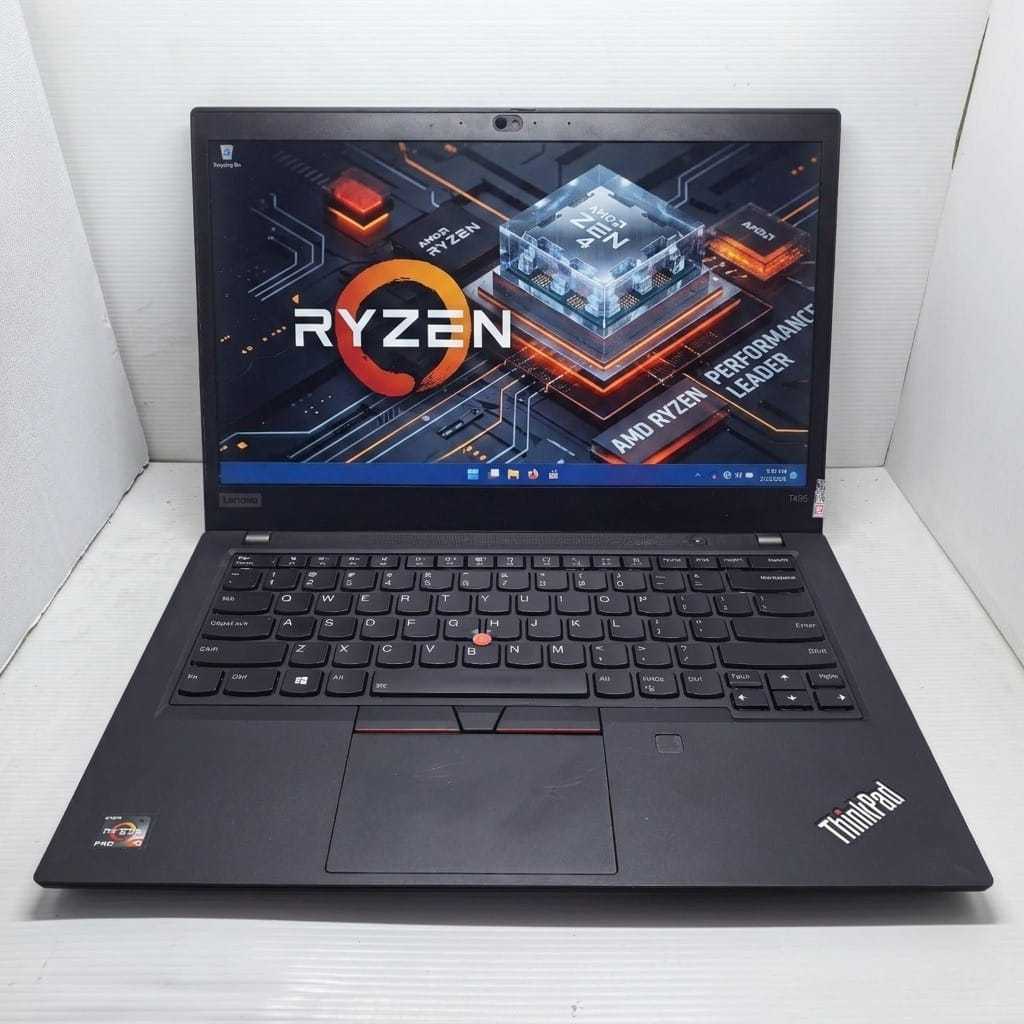LAPTOP TOUCHSCREEN SLIM LENOVO THINKPAD T495 RYZEN 5 PRO 8/256 VGA 2GB SIAP RENDER