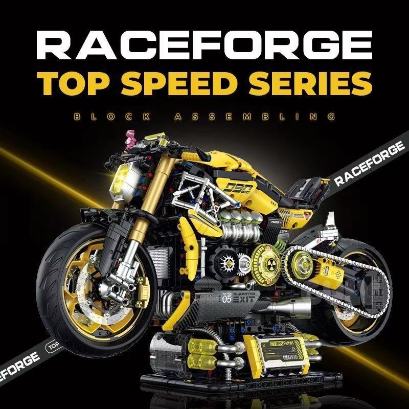 MOGADA - Brick Ducati Diavel Cyberpunk Guly Raceforge Bricks Balok Susun