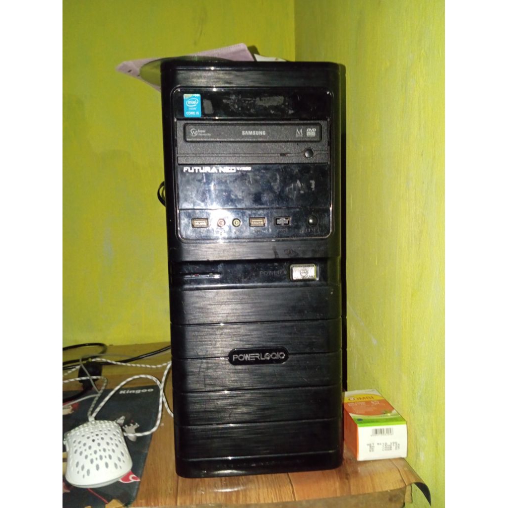 PC i5 4460 4 core 4 tread. Ram 4 GB. HDD Seagate 1tb . SSD Ravell 128 gb. PSU Eyota 500w. mobo Biost