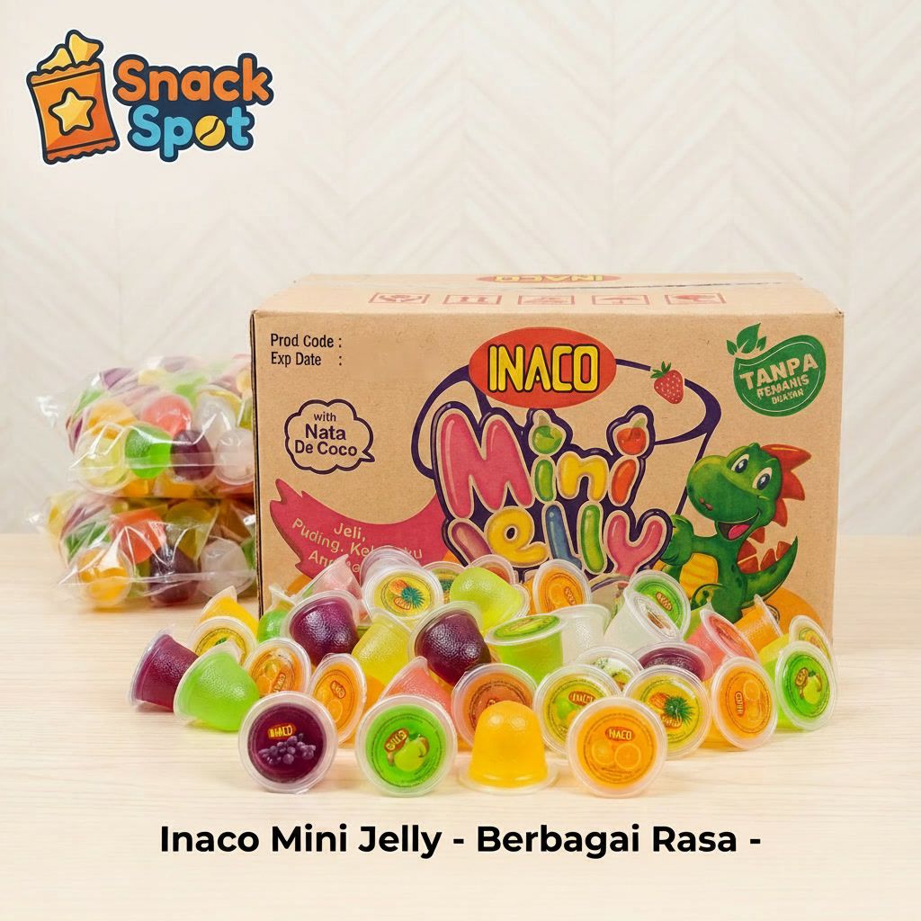 JELLY INACO KEMASAN 1 KG/1000G (rasa buah)
