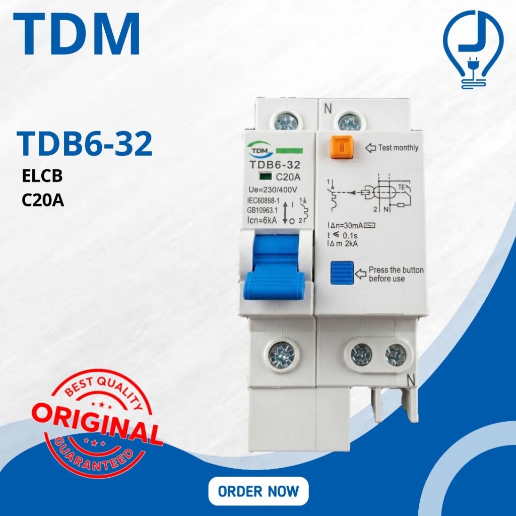 ELCB TDM TDB6-32 20A ORIGINAL
