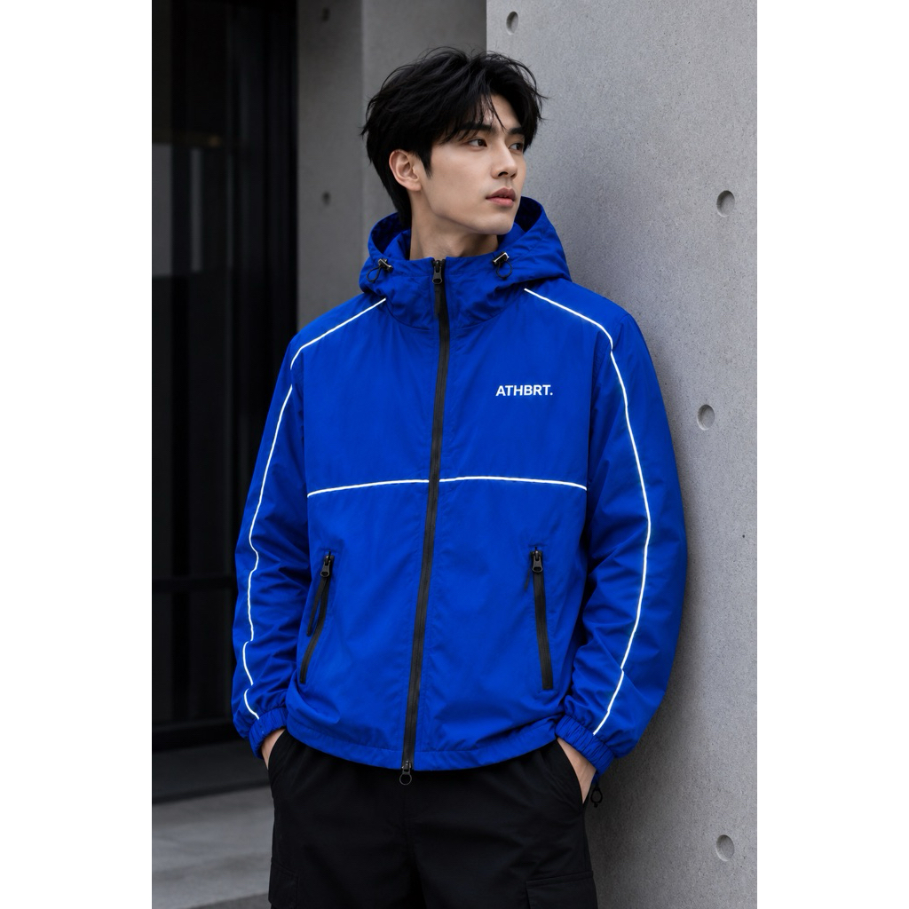 jaket AUTHENTIC BROTHER WINDBREAKER waterproof reflektive anti air dan anti angin