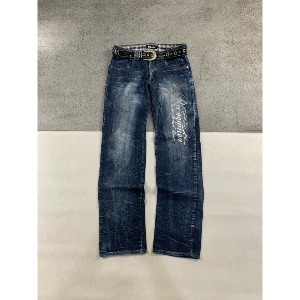 NV-103 Wild life Y2k jeans Pants   Size 32 Lebar pinggang 84cm Lebar paha 54cm Panjang 107cm Open le