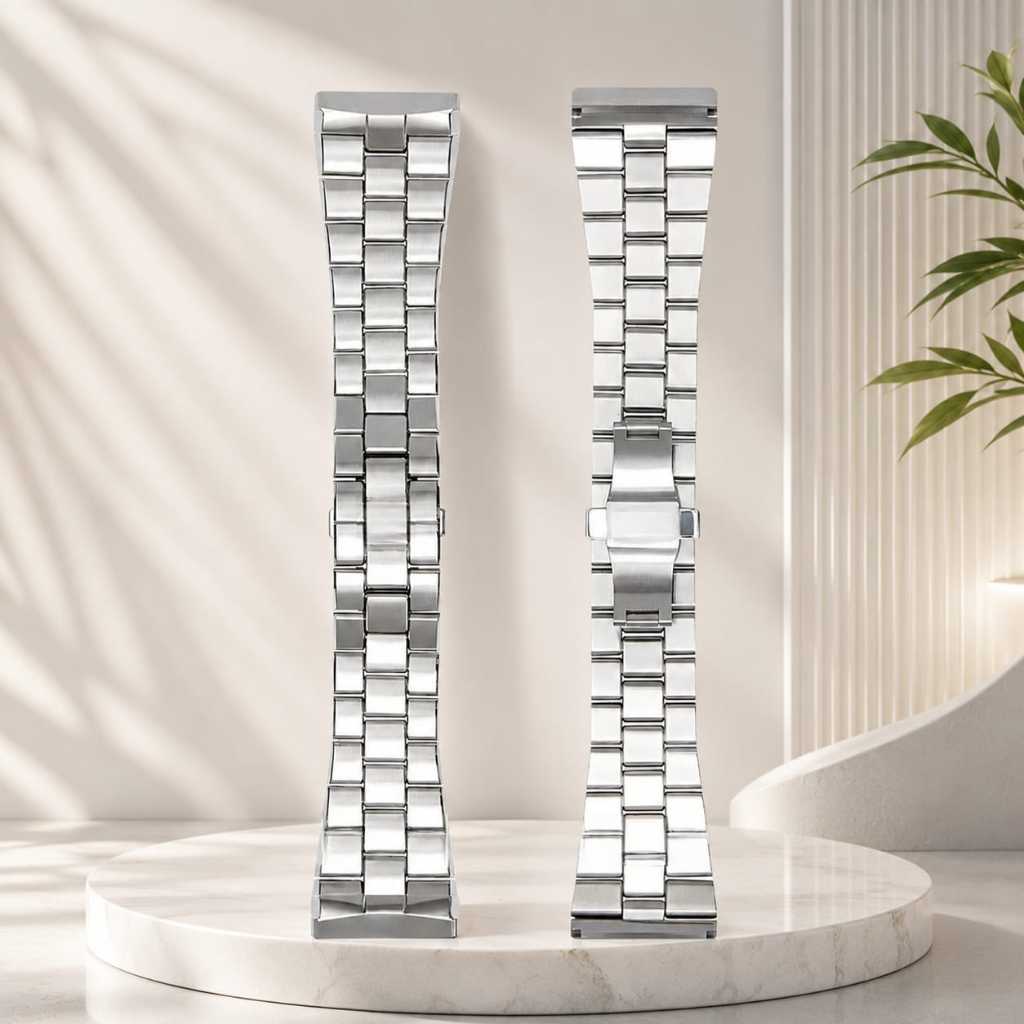 Tali Rantai Jam Tangan SF - SF Metal Bracelet Stainless Steel Watch Strap