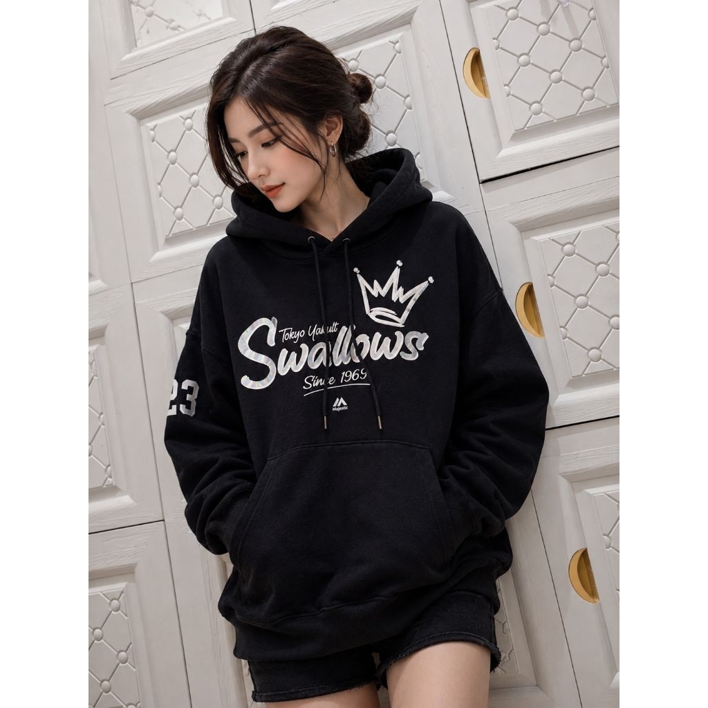 HOODIE MAJESTIC SWALLOWS