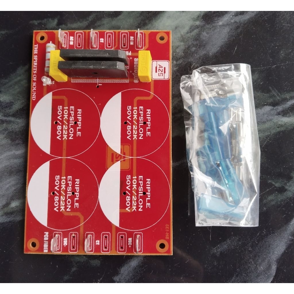 PCB PSU 4 Elco Plus Komponen Non Elco Tersolder