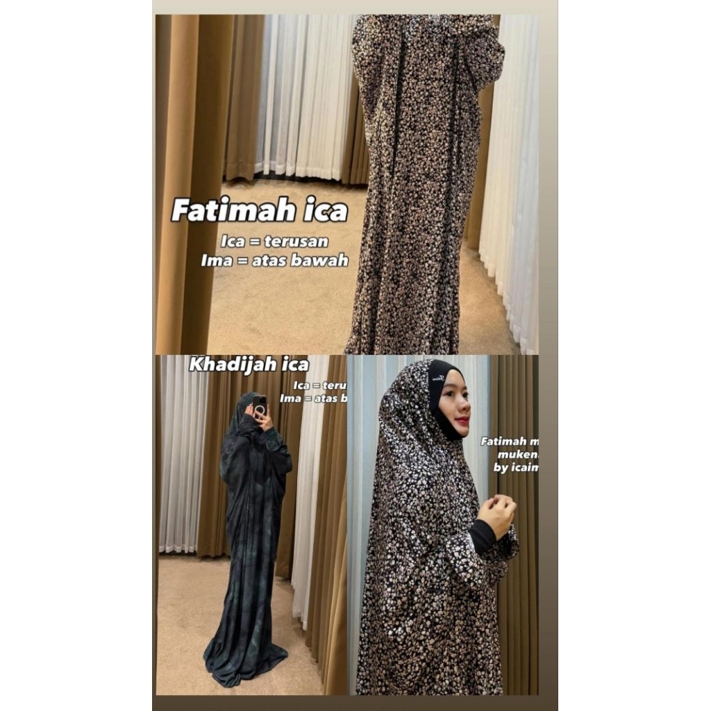 Mukena icaima rayon