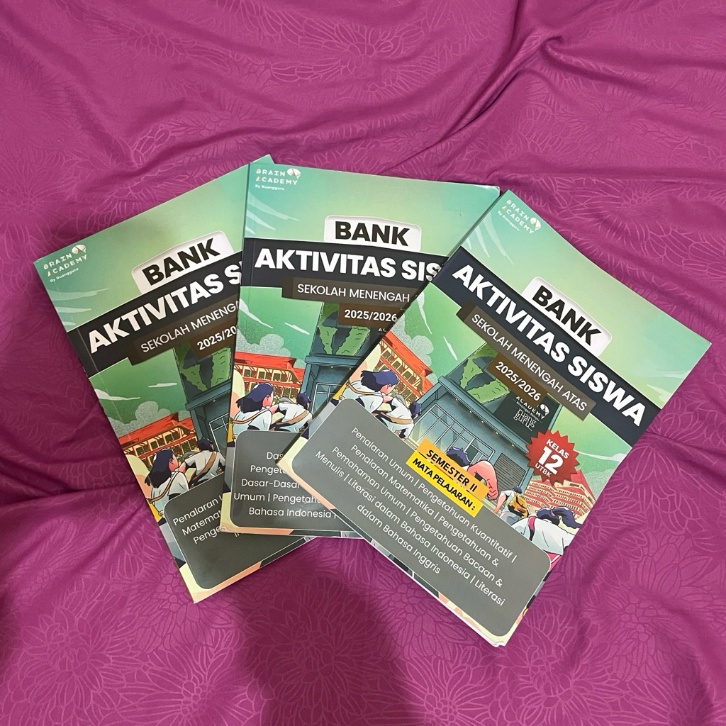 Preloved Bank Aktivitas Siswa Ruangguru Kelas 12-UTBK 2025/2026