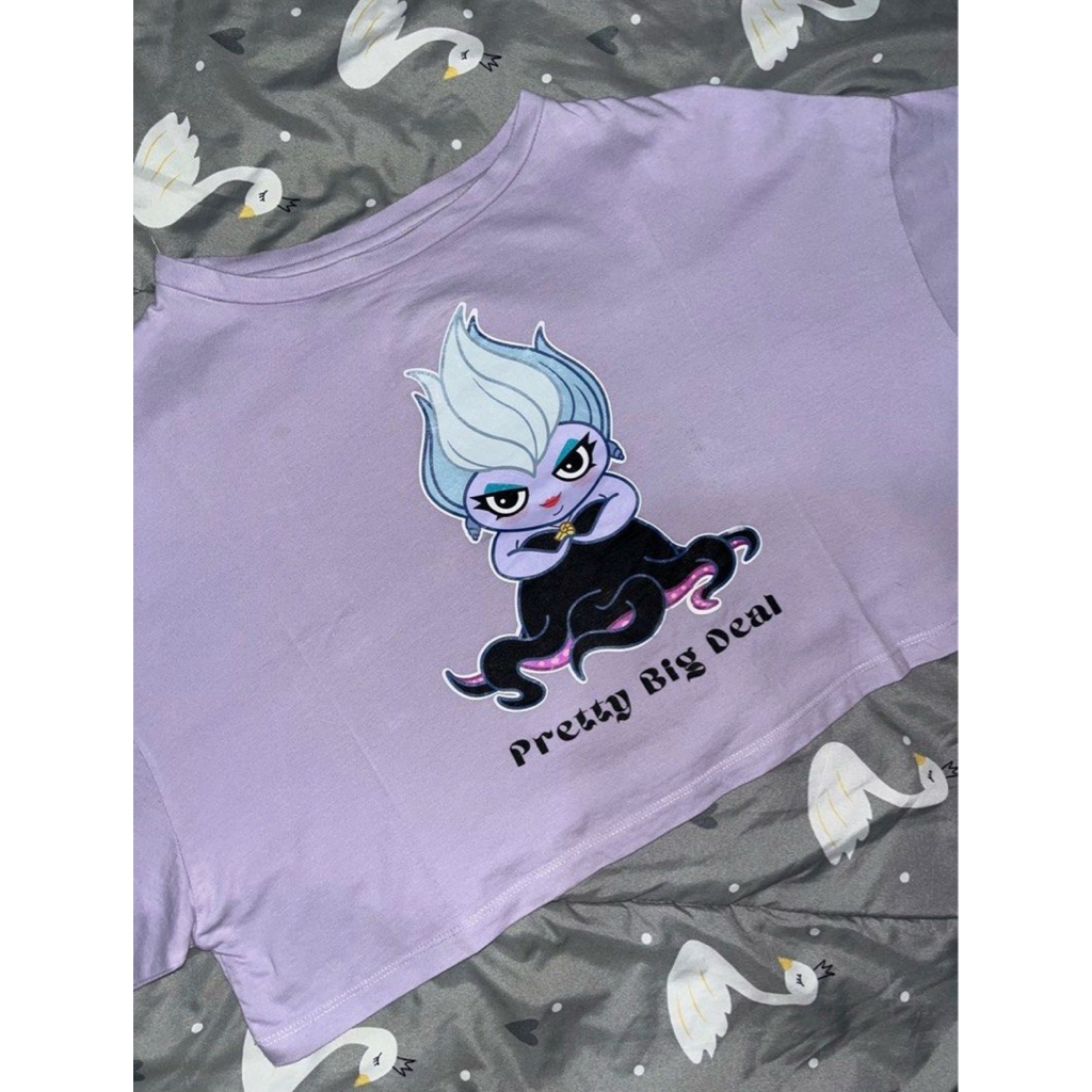 Colorbox oversized t-shirt crop top disney atasan wanita