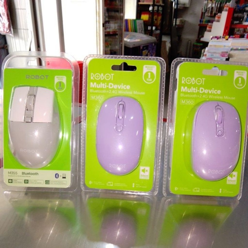Mouse Wireless ROBOT M360 Dan M355 Bluetooth