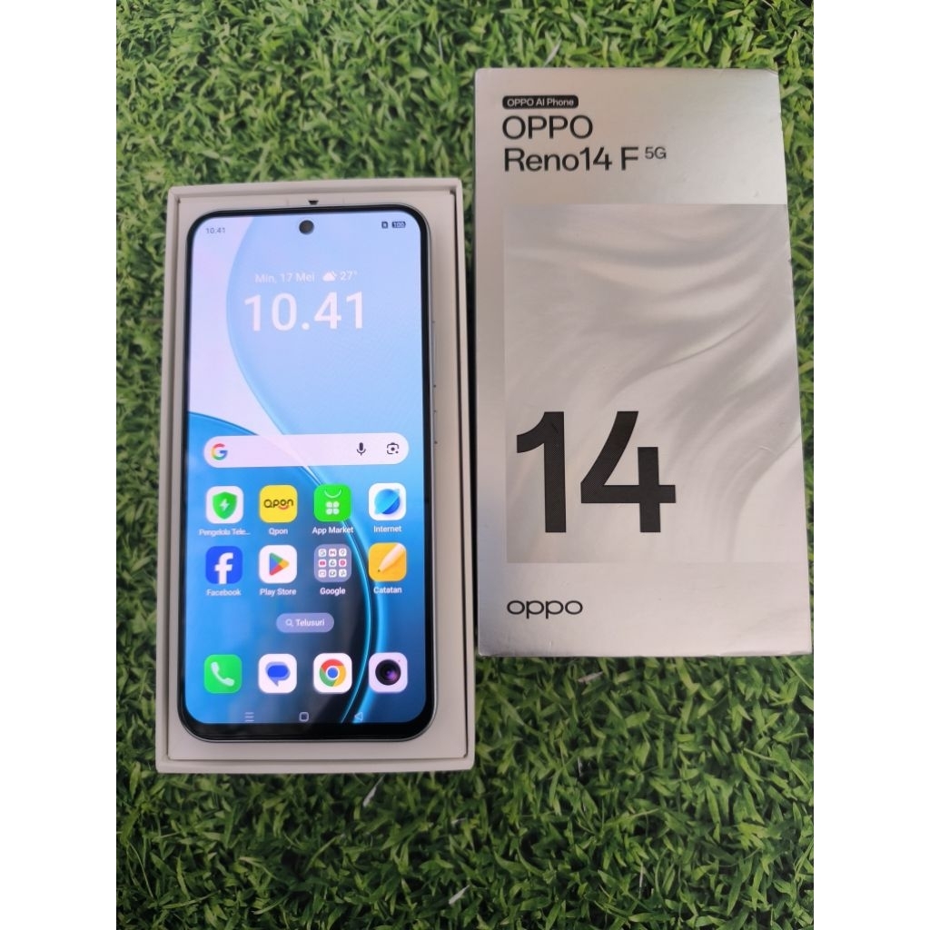oppo reno 14f 5G 8/256 second fullset