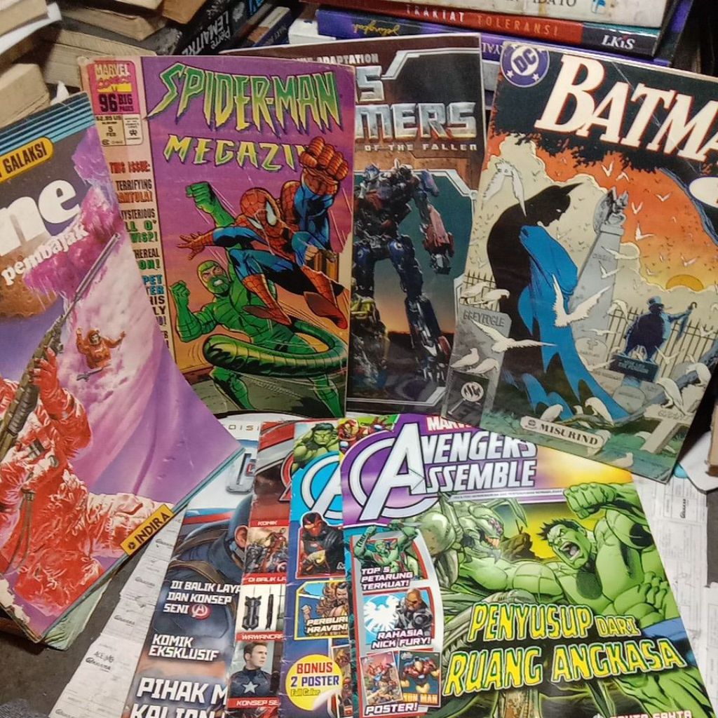 Mas Joko Second Book - Komik Superhero Amerika (Spiderman, Superman, Punisher, X-Man, Wolverine, Rob