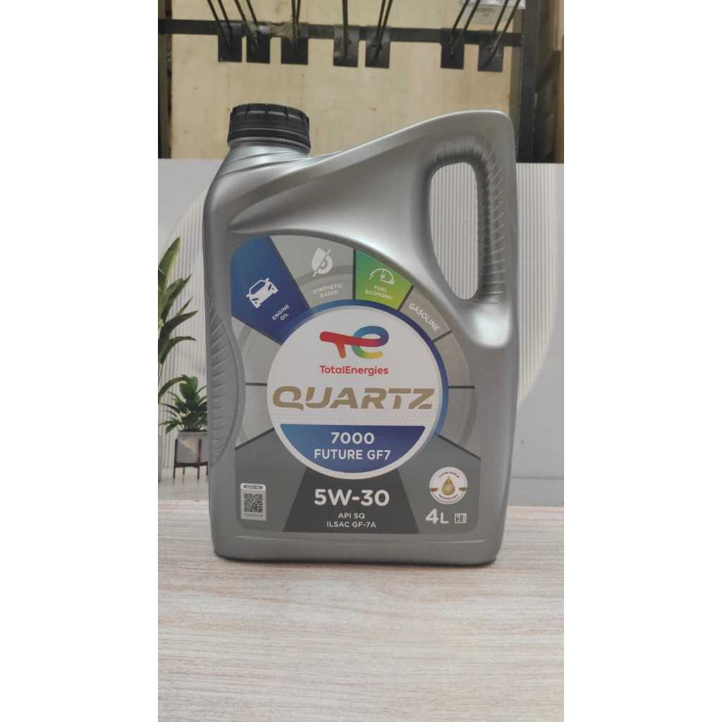 Oli Mesin Mobil Total Quartz 7000 GF-7 Future 5W-30 SQ 4 Liter