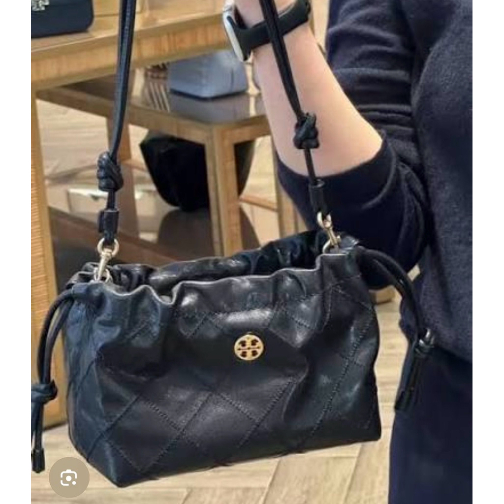 New TB mini willa drawstring black