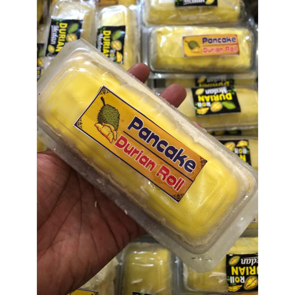 ¼KG PANCAKE DURIAN ROLL KEJU MEDAN KUALITAS PREMIUM | DAGING DURIAN MONTONG | DURIAN KUPAS MEDAN