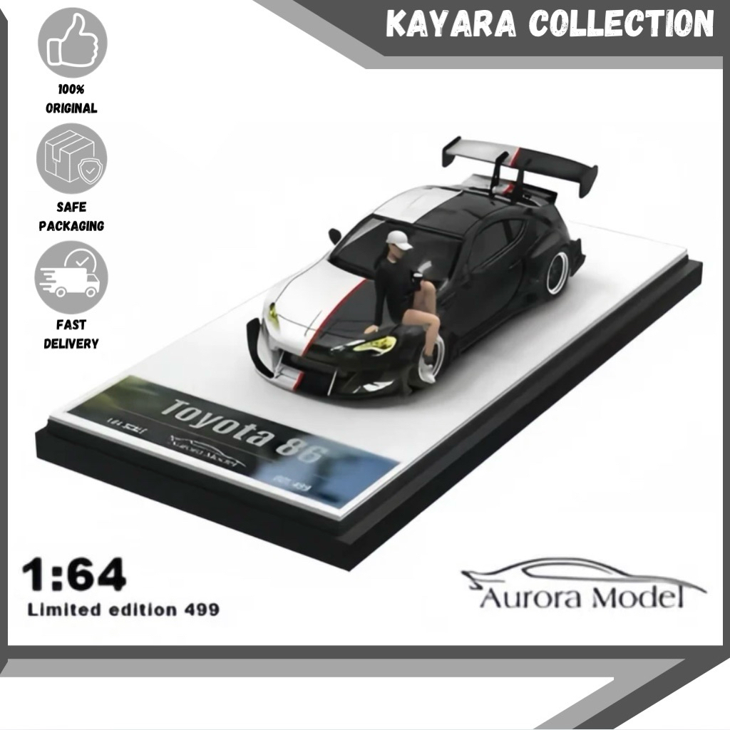 Aurora Model 64 Toyota 86 Pandem Black & White Limited