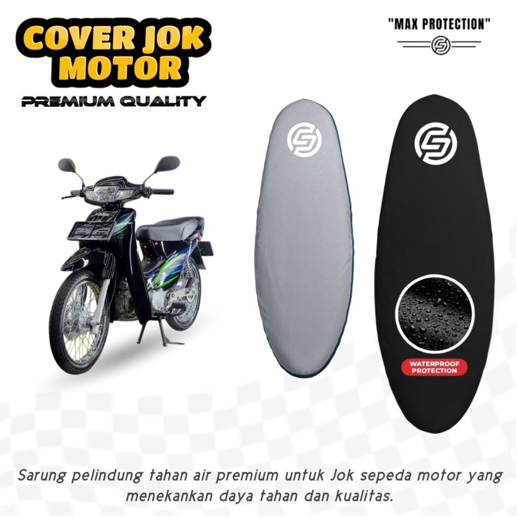 Cover Jok Motor Supra, Supra X 100 / Sarung Jok Motor Supra Lama / Aksesoris Motor