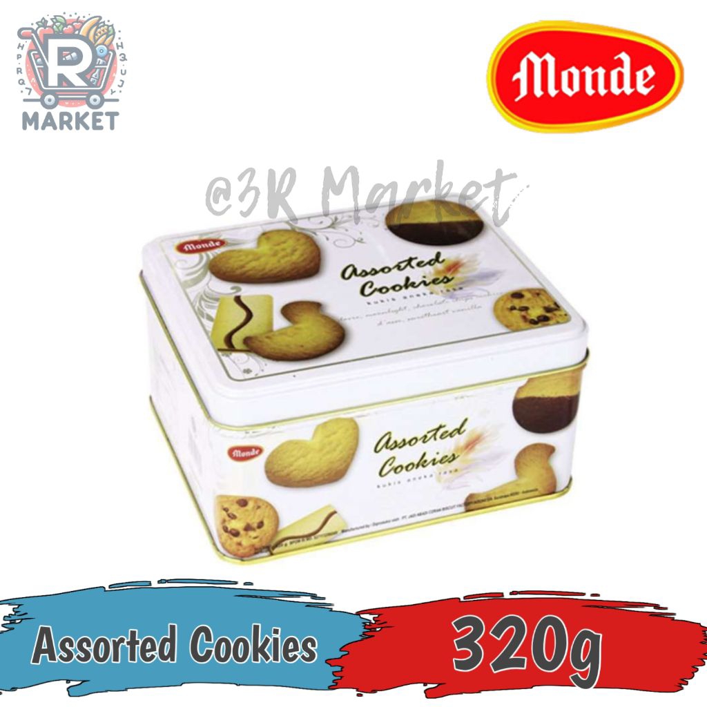 Monde Assorted Cookies Tin / Biscuit Assorted Monde