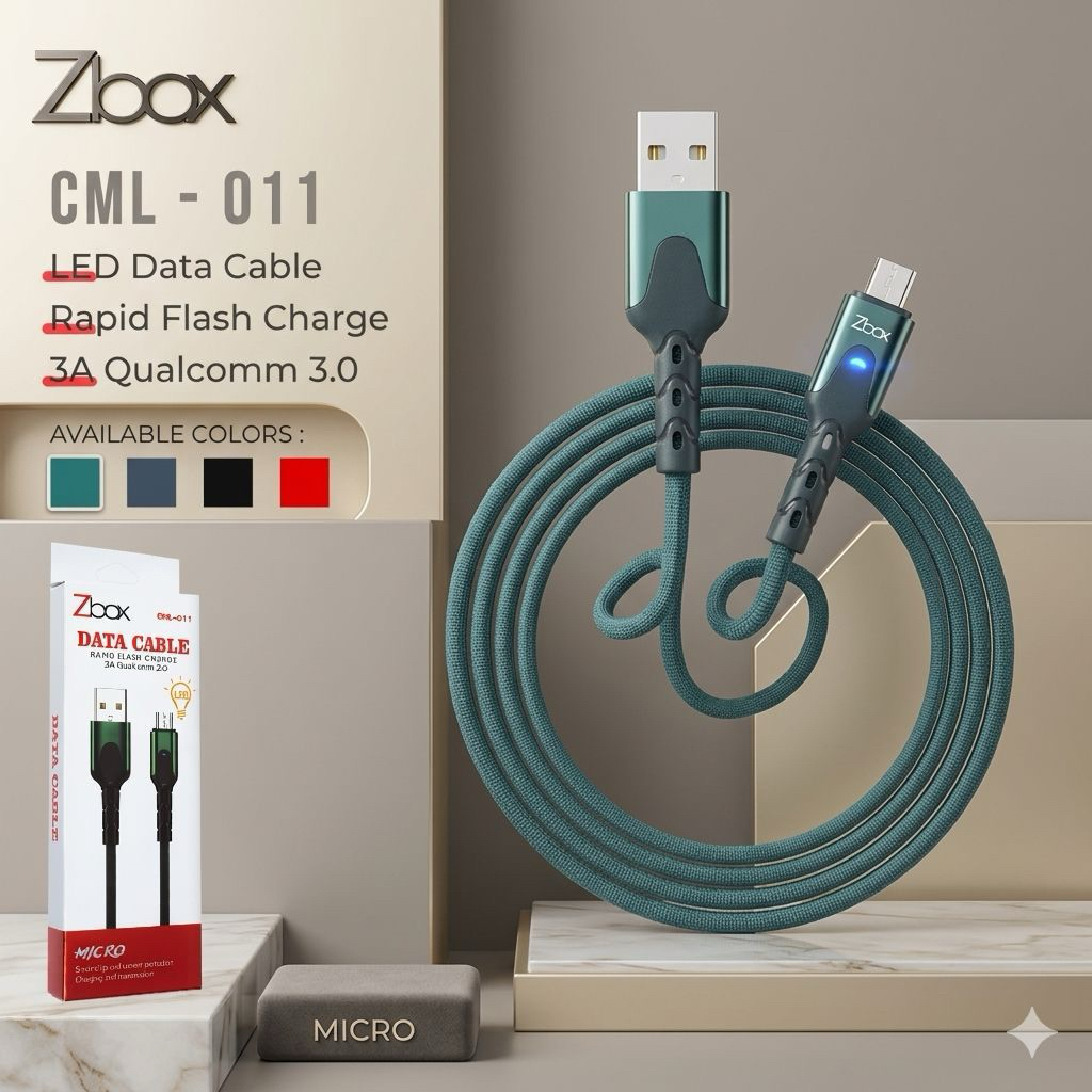Zbox CML-011 Kabel Data Fast Charging With LED