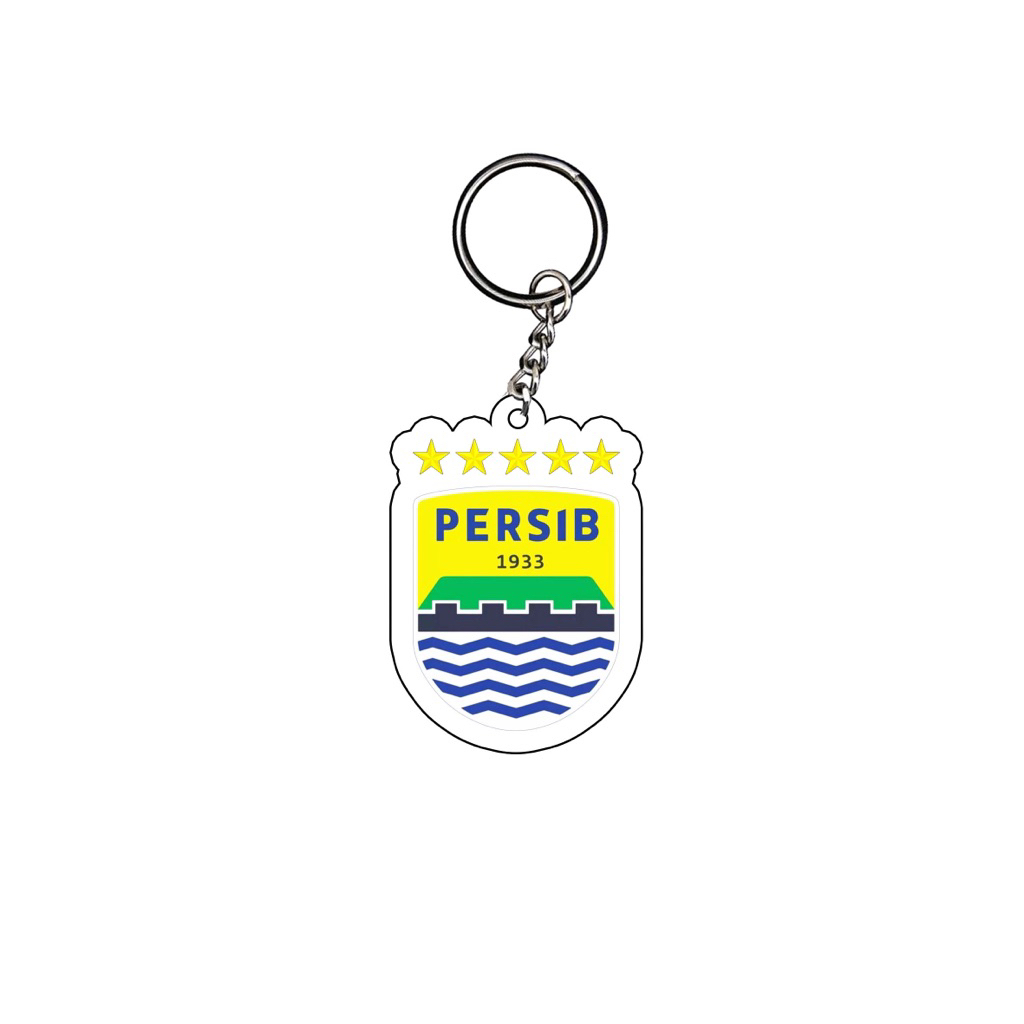 KEYCHAIN PERSIB BINTANG 5 GANTUNGAN KUNCI AKRILIK PERSIB JUARA